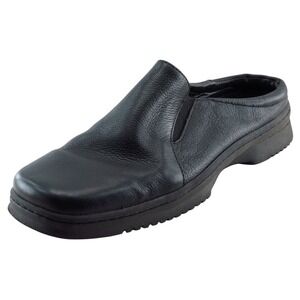 Azaleia Loafer Black Leather Women‎ Shoes Size 6 M